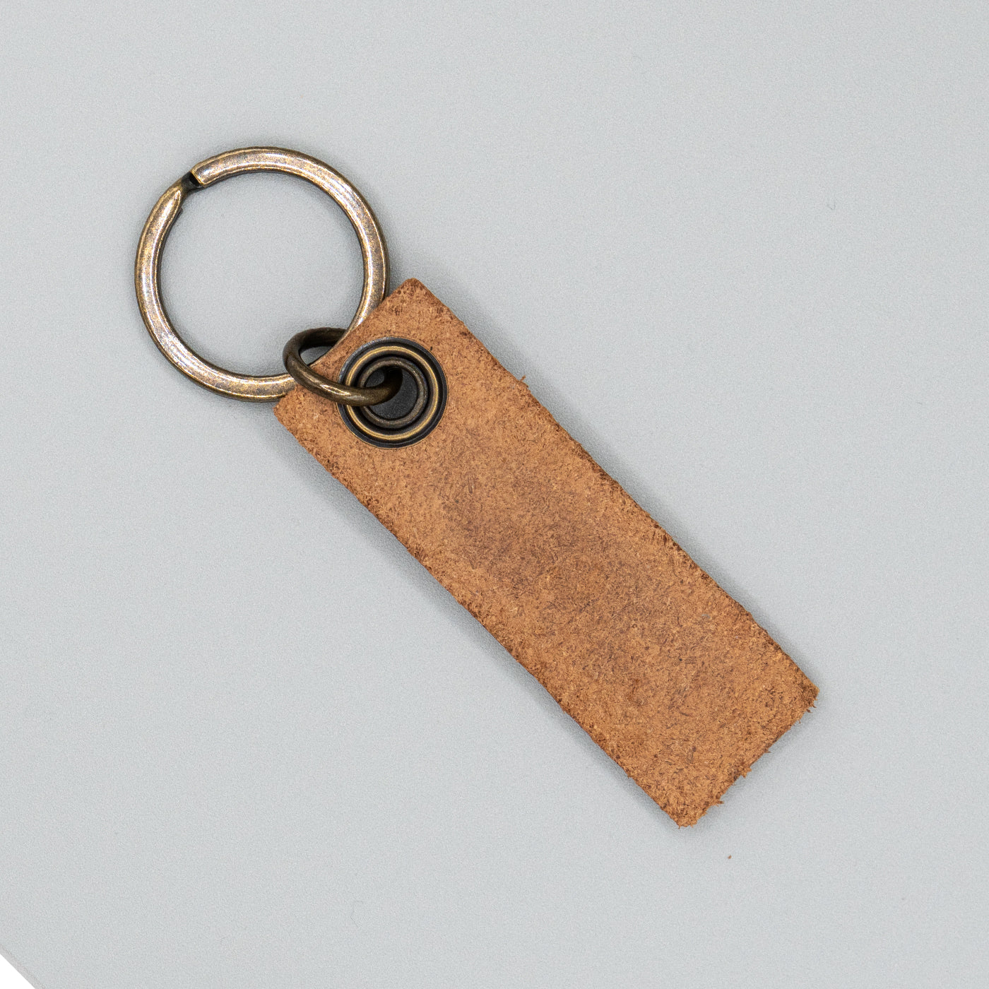 Leather Keytag - Saddle Tan