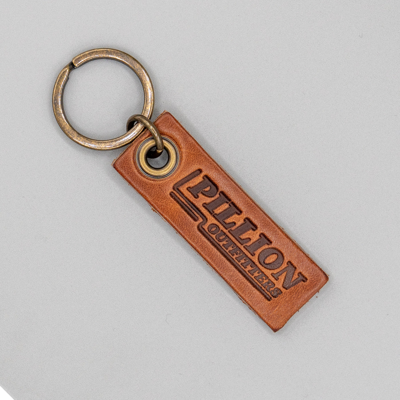 Leather Keytag - Saddle Tan