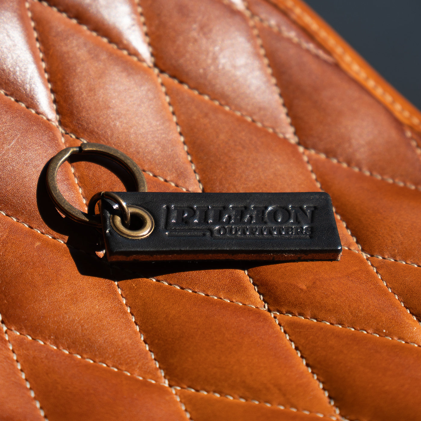 Leather Keytag - Black