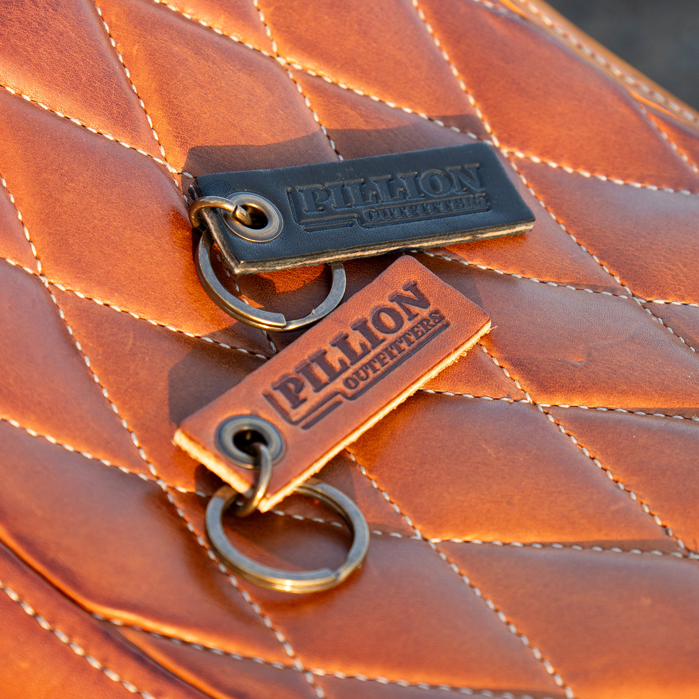 Leather Keytag - Black