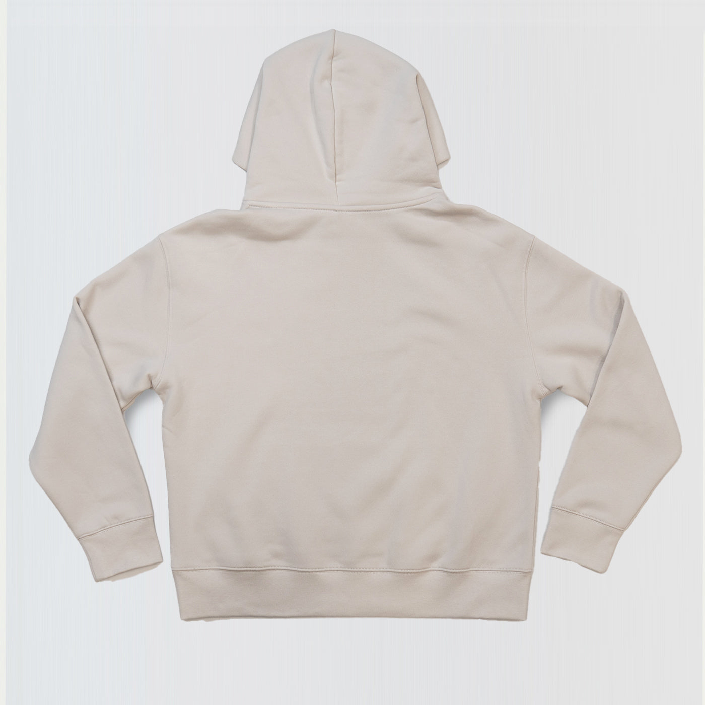 Women's Semi-Crop Hoodie - Cream