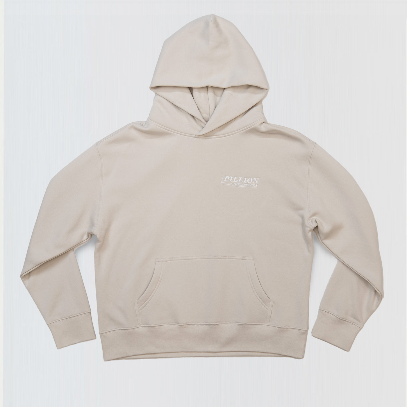 Women's Semi-Crop Hoodie - Cream